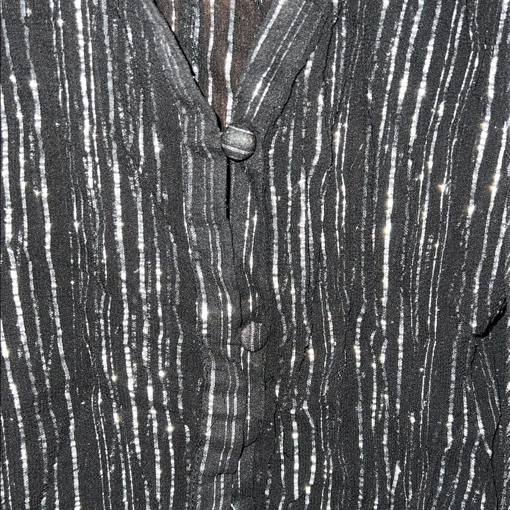 Zara Black and White Striped Top - Picture 3 of 8